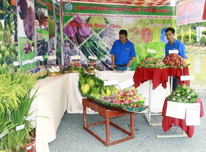 Trong khuôn khổ của chương trình, còn diễn ra phiên chợ đưa hàng Việt về nông thôn và trưng bày các loại trái ngon.