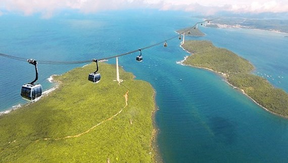 Cáp treo Hòn Thơm dài nhất thế giới vừa được khai trương ở huyện đảo Phú Quốc