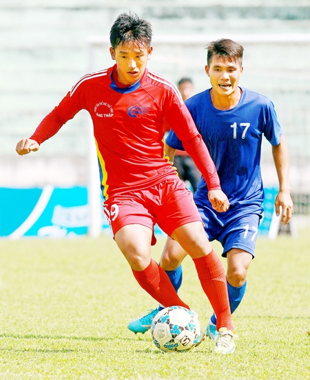 Đội Đồng Tháp tập huấn từ cuối năm 2017, chuẩn bị cho Giải bóng đá vô địch U19 quốc gia 2018.