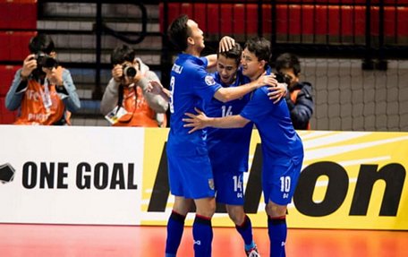 ĐT futsal Thái Lan có chiến thắng vùi dập trước ĐT Futsal Kyrgyzstan.