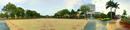 Quảng trường TP Vĩnh Long là nơi vui chơi, giải trí và tổ chức nhiều sự kiện lớn của thành phố và tỉnh.