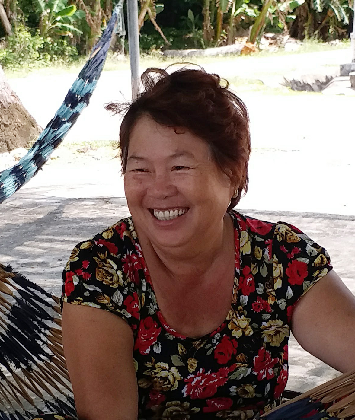 Cô Dương Thị Mai, sống ở xã đảo 60 năm rồi.