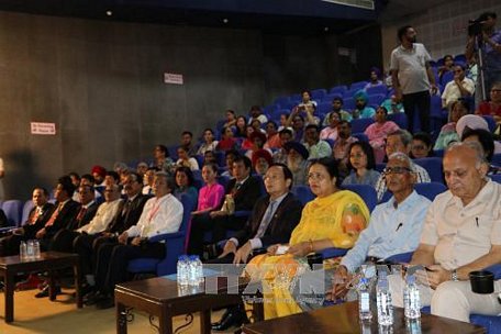 Các đại biểu tham dự Liên hoan Hữu nghị nhân dân Việt Nam – Ấn Độ lần thứ 9 tại thành phố Chandigarh, bang Punjab, miền Bắc của Ấn Độ hồi tháng 9/2017. Ảnh: Huy Bình - Đăng Chính/TTXVN