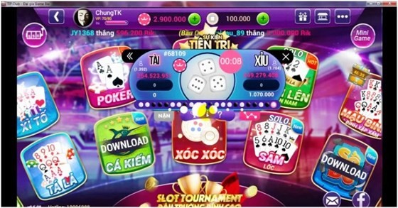 Trò chơi đánh bạc qua mạng bằng hình thức nạp thẻ đã có hàng chục triệu tài khoản người chơi tham gia 