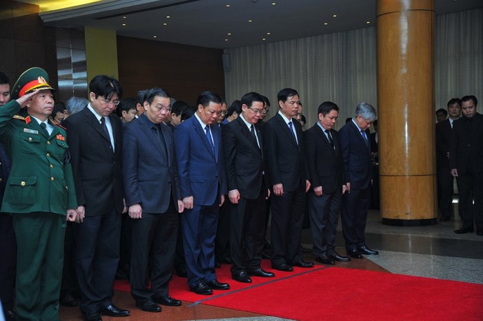 Đoàn Chính phủ nước CHXHCN Việt Nam do Phó Thủ tướng Vương Đình Huệ dẫn đầu. (Ảnh: Thanh Bình)
