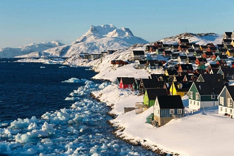 Tuy rộng lớn nhưng dân số Greenland rất ít - Ảnh: ABC