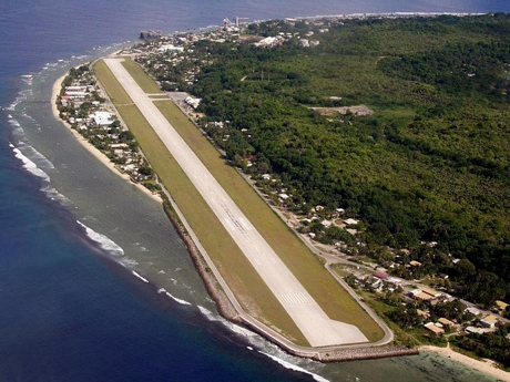 Sân bay trên đảo Nauru - Ảnh: Wikipedia Commons