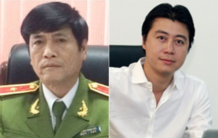 Ông Nguyễn Thanh Hóa (trái) và Phan Sào Nam đã bị bắt tạm giam trong đường dây đánh bạc ngàn tỉ