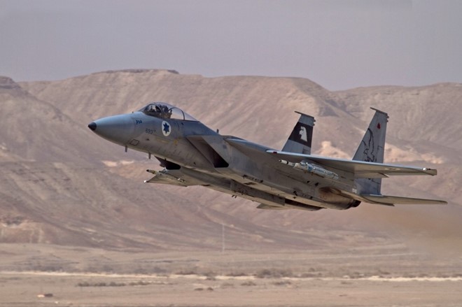 Một chiếc F-15 của quân đội Israel. Ảnh: ITN