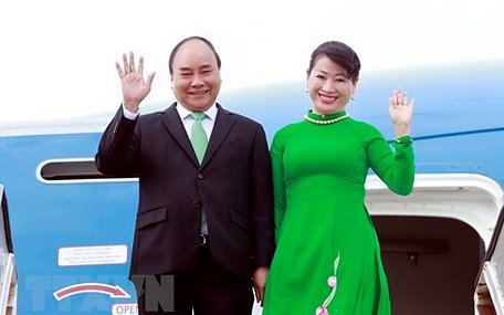 Thủ tướng Chính phủ Nguyễn Xuân Phúc và Phu nhân Trần Nguyệt Thu 