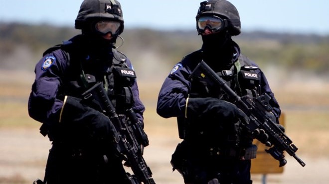 Cảnh sát chống khủng bố của Australia. (Nguồn: noisejournal.com)
