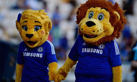  Đôi sư tử linh vật của Chelsea - Ảnh: Getty Images