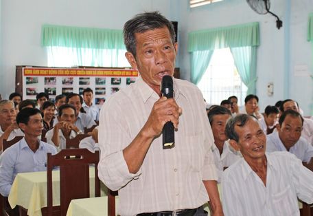 Cử tri huyện Mang Thít kiến nghị nhiều vấn đề liên quan đến luật.