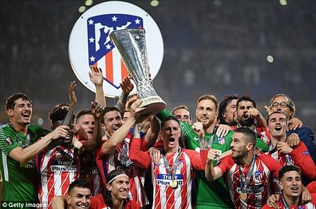 Atletico Madrid vô địch Europa League.