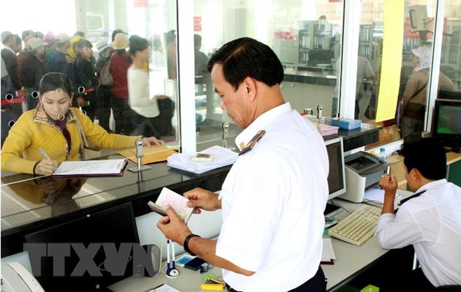 At Lao Bao international border gate (Source: VNA)