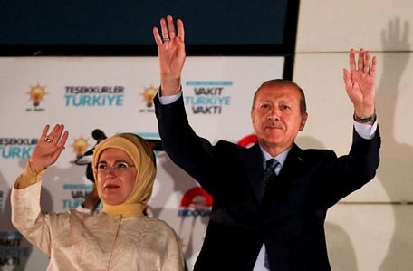 Ông Erdogan tái đắc cử. Ảnh Reuters