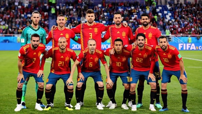 3. Tây Ban Nha bảng B (5 điểm/3 trận)