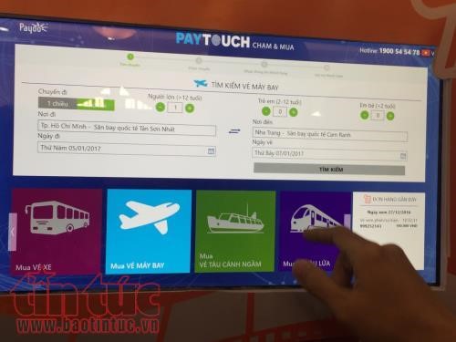 Nhiều tiện ích được trên Paytouch là giải pháp giúp người sử sụng ví điện tử Payoo dễ dàng thanh toán bất cứ nơi đâu tại các trường học, cửa hàng tiện ích 24/24 giờ.