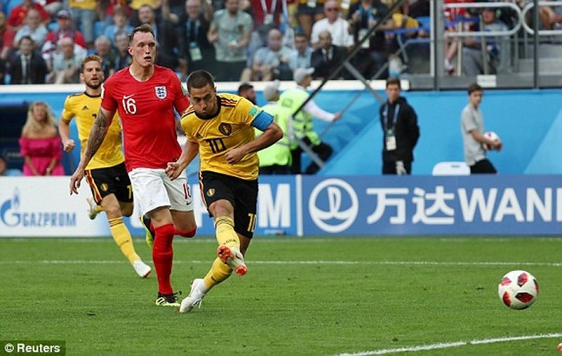 Hazard ghi bàn kết thúc mọi hi vọng của Anh.