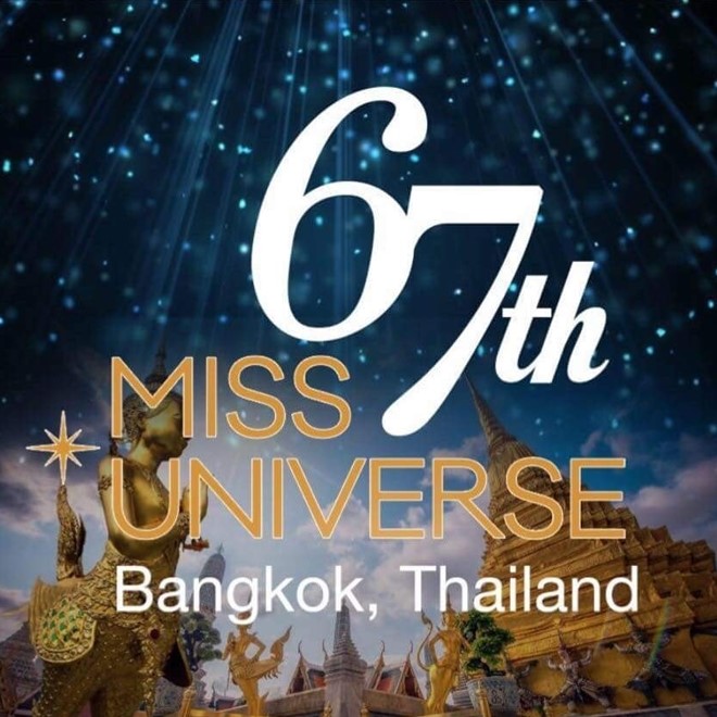 Thủ đô Bangkok, Thái Lan sẽ là nơi diễn ra đêm chung kết của cuộc thi Hoa hậu Hoàn vũ 2018.