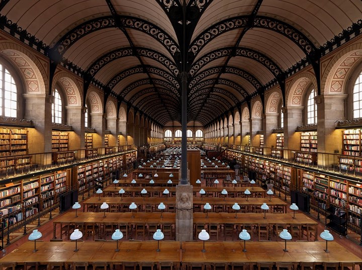 Thư viện Bibliothèque Sainte-Geneviève, Paris, Pháp