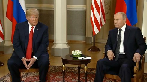 Tổng thống Mỹ Donald Trump và Tổng thống Nga Putin. Ảnh: CNN