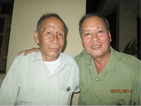 Anh Châu Văn Một (bên trái) và anh Nguyễn Văn Hải.