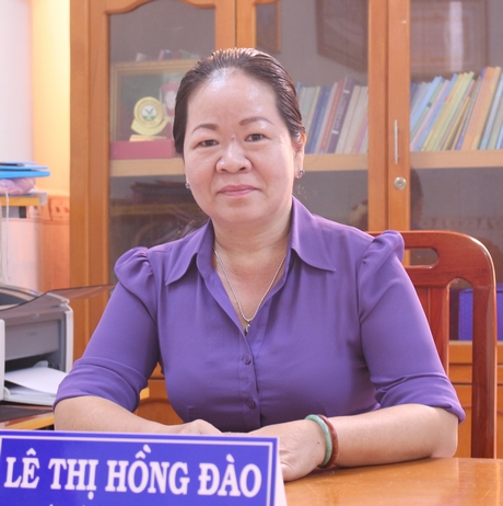 Bà Lê Thị Hồng Đào.