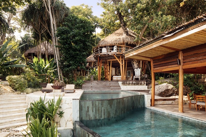 Ngôi nhà trên cây Mamole tại Nihi Sumba, Indonesia, sang trọng, tách biệt và nằm giữa rừng cây, đem lại không gian thư giãn tuyệt vời.