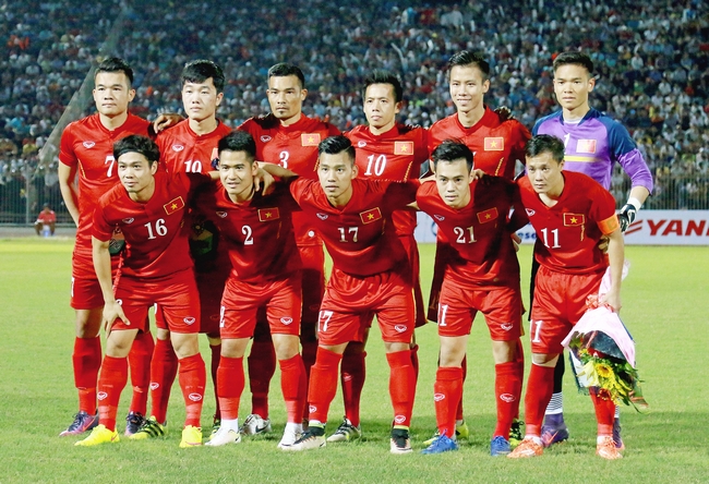 Đội tuyển Việt Nam 2016, dưới thời dẫn dắt của HLV Nguyễn Hữu Thắng.