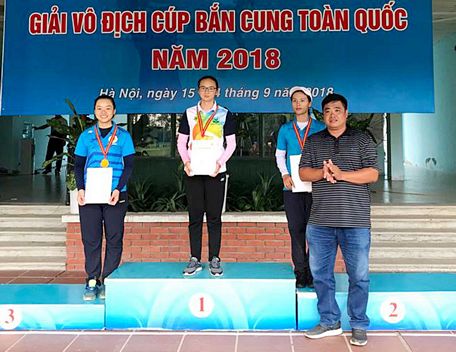 VĐV Nguyễn Tường Vy (Vĩnh Long) nhận HCV.