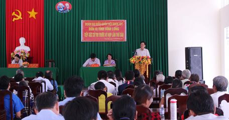 Đại biểu Lưu Thành Công ghi nhận, giải trình kiến nghị của cử tri