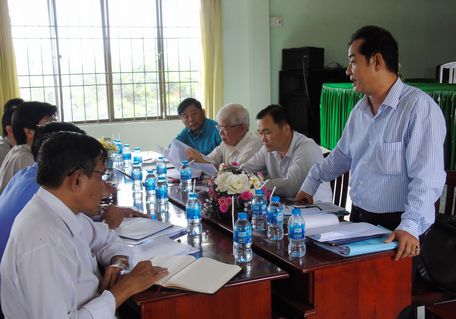  Đoàn làm việc với Chi cục Thi hành án dân sự huyện Tam Bình