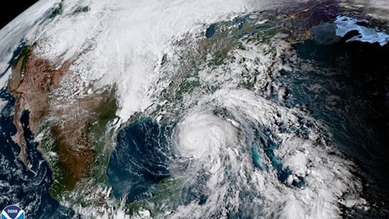 Hình ảnh từ vệ tinh của bão Michael dự kiến đổ bộ Florida vào ngày 11-10 (giờ Việt Nam). Ảnh: EPA