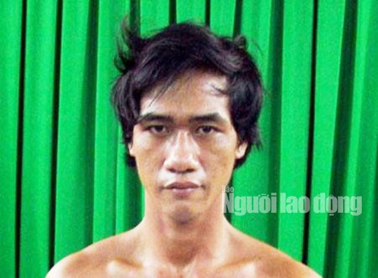 Bị cáo Nguyễn Giang Anh lúc bị bắt