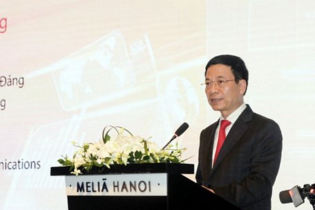 Bộ trưởng Nguyễn Mạnh Hùng cho biết sẽ cấp tần số để thử nghiệm 5G từ năm 2019. (Nguồn: CTV)