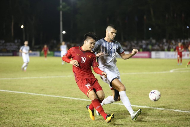 Chiến thắng 2-1 trước Philippines trong trận lượt đi mang lại cho đội tuyển Việt Nam rất nhiều lợi thế trước trận lượt về (ảnh: Huyền Trang)