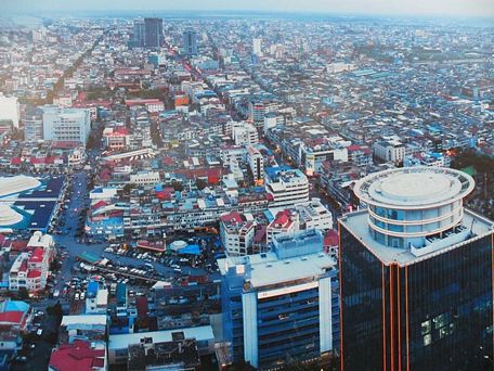 Thủ đô Phnom Penh của Campuchia. (Nguồn: Wikipedia)