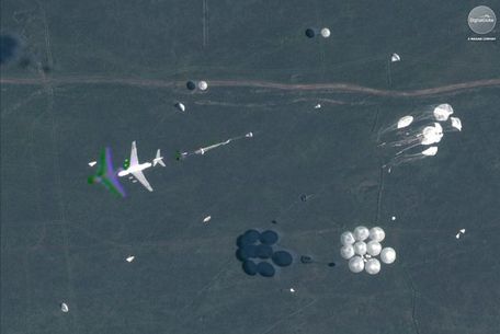 Ảnh vệ tinh chụp cuộc tập trận Vostok của Nga ở Đông Siberia ngày 13/9/2018