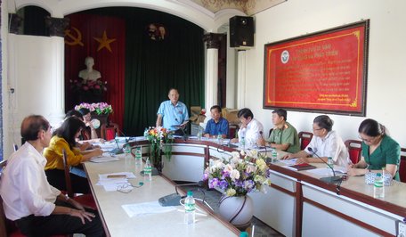 Trưởng Ban Tuyên giáo Tỉnh ủy- Nguyễn Bách Khoa nêu các vấn đề cần tập trung tuyên truyền trong thời gian tới.