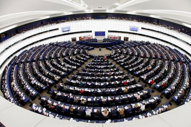 Một phiên họp của Nghị viện châu Âu. (Nguồn: Reuters)