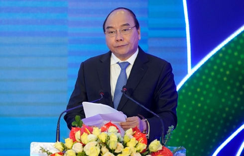Thủ tướng Nguyễn Xuân Phúc phát động Chương trình sức khỏe Việt Nam. Ảnh: VOV.VN