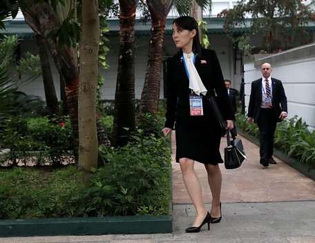  Bà Kim Yo Jong tại khách sạn Metropole. Ảnh: Reuters