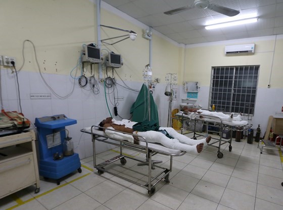 Một số nạn nhân đang điều trị tại bệnh viện