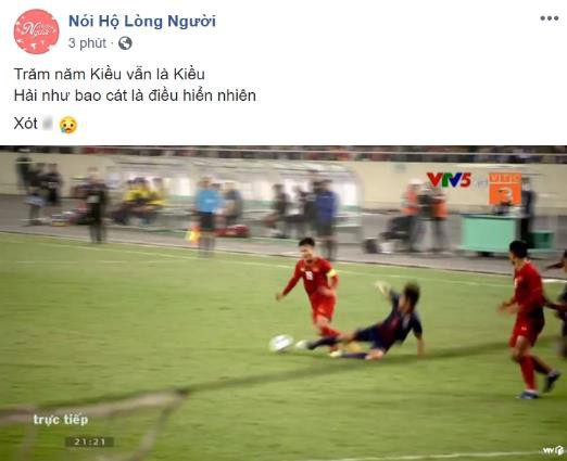 Khán giả xót xa khi thấy hình ảnh Quang Hải không ngại lăn xả để chơi bóng