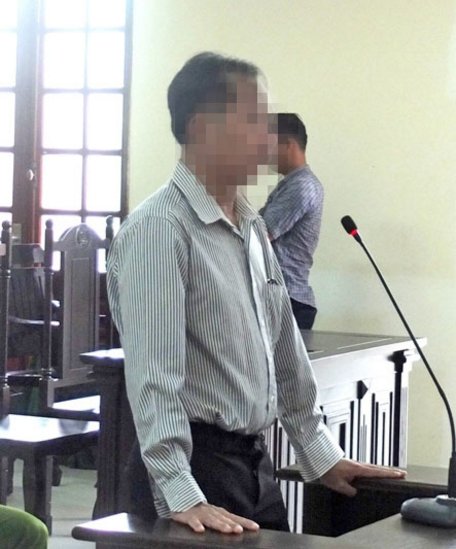 Phiên tòa xét xử Lê Minh Thể ngày 20/3/2019.