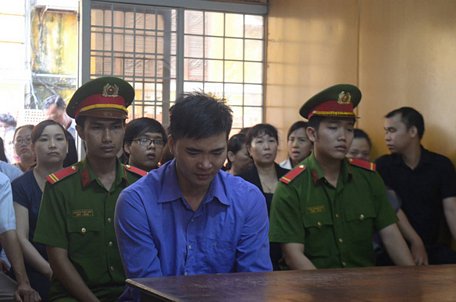  Bị cáo Võ Minh Thắng tại tòa - Ảnh: X.D