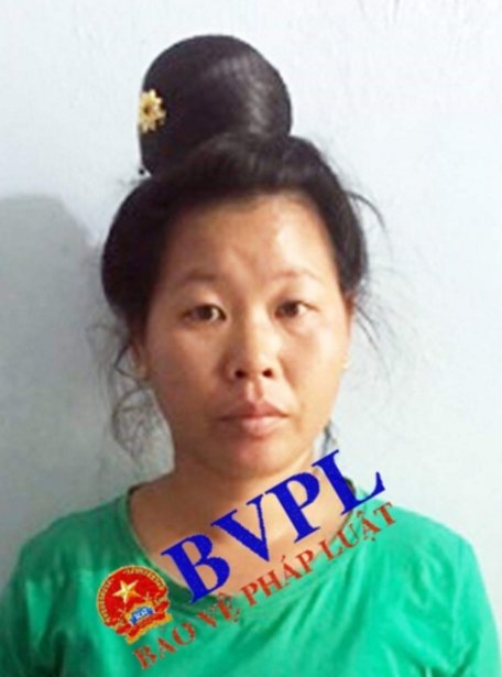 Đối tượng thứ 10 bị bắt trong vụ sát hại nữ sinh Cao Mỹ Duyên là Vì Thị Thu (SN 1982, xã Thanh Yên, huyện Điện Biên) Ảnh: Bảo vệ Pháp luật.