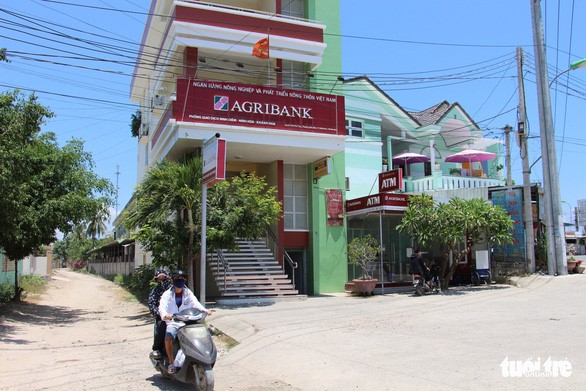 Phòng giao dịch Agribank Ninh Diêm (Ninh Hòa, Khánh Hòa) - Ảnh: THÁI THỊNH
