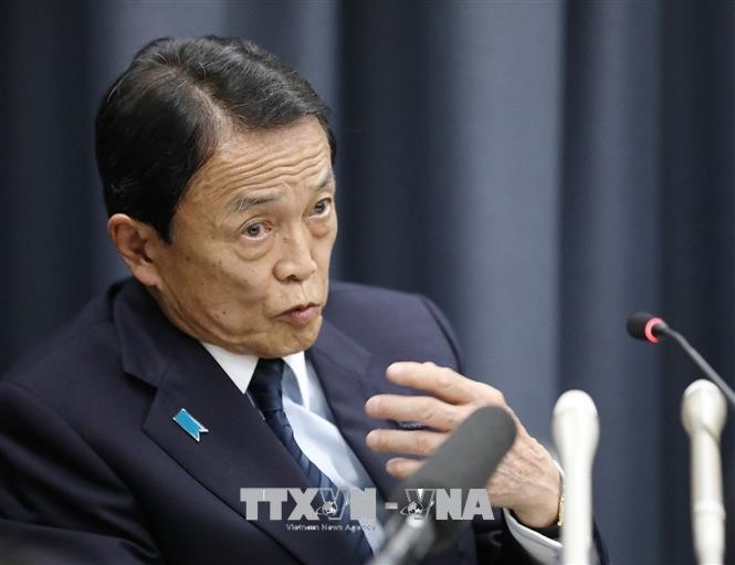 Bộ trưởng Tài chính Nhật Bản Taro Aso. Ảnh: AFP/TTXVN